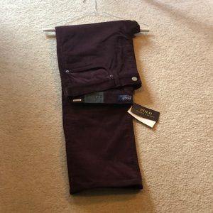 Polo maroon corduroy pants